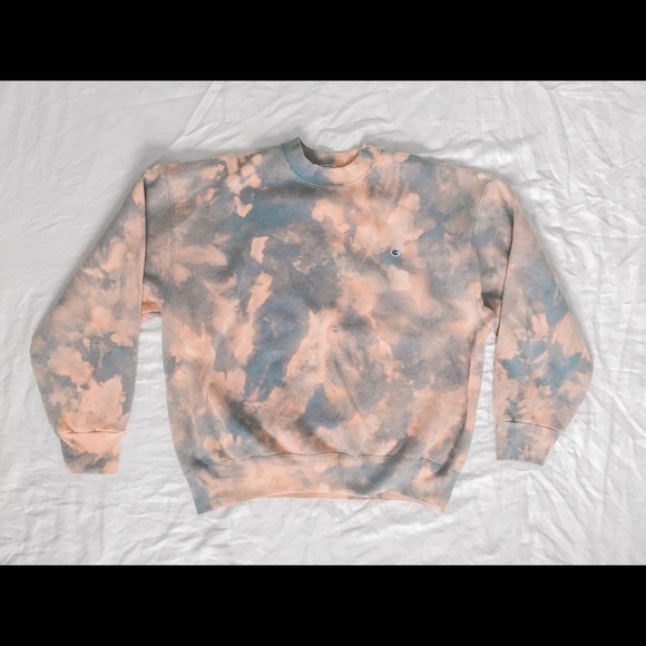 SOLD Champion tie dye sweatshirt sweatpants sweat set - Picture 6 of 9
